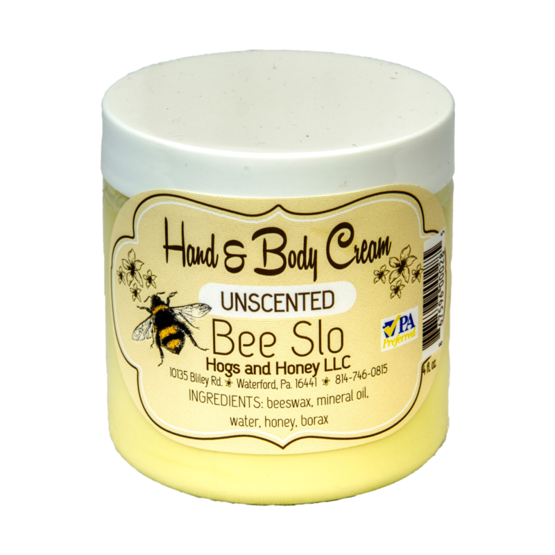 Hogs & Honey Unscented Beeswax lotion